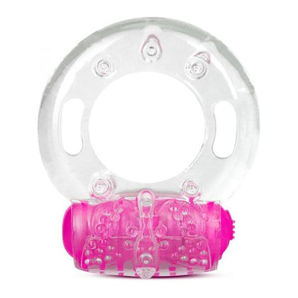 Play With Me Arouser Vibrating C-Ring - Model PWA-001 - Male - Enhance Pleasure and Extend Playtime - Pink