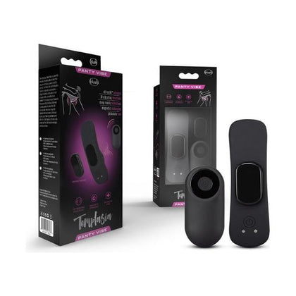 Introducing the Temptasia Remote Control Panty Vibe - Black: The Ultimate Pleasure Companion for Unforgettable Moments