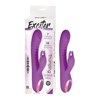 Exciter Thumping G-Spot Vibe - Model XT-7 - Purple - Women's Pleasure Toy
