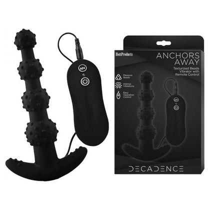 Decadence Anchors Away Anal Beads With Wire Controller Black

Introducing the Luxe Pleasure Co. Decadence Anchors Away Anal Beads - Model DA-1001B: A Sensational Black Pleasure Experience for All Genders!