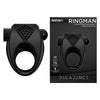 Decadence Ring Man Vibrating Rechargeable Cock Ring Black - Adult Naughty Store