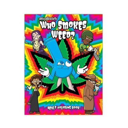 Wood Rocket Weed Lovers' Delight Coloring Book - A Playful Exploration of Cannabis Culture