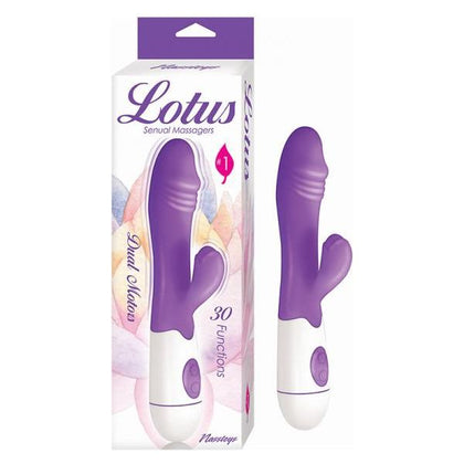 Lotus Sensual Massagers LS-1 Purple Dual Motor Vibrating Silicone G-Spot Stimulator for Women - Adult Naughty Store