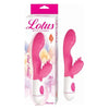 Lotus Sensual Massagers #3 Pink - Powerful Dual Motor Vibrating Silicone Pleasure Toy for Women - Adult Naughty Store