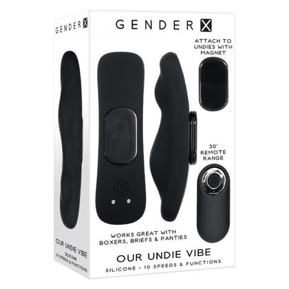 Introducing the SensaPleasure X1 Universal Undie Vibe - Black: Powerful Pleasure for All Genders, Perfectly Curved for Your Ultimate Satisfaction - Adult Naughty Store