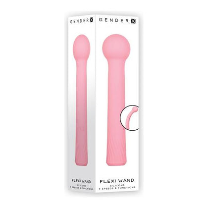 Introducing the Gender X Flexi Wand Pink: The Ultimate Pleasure Wand for All Genders and Desires - Adult Naughty Store