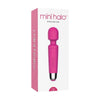 Introducing the Luxe Pleasure Mini Halo 20x Silicone Pink Pink Wand Vibrator - The Ultimate Compact Powerhouse for Mind-Blowing Pleasure! - Adult Naughty Store