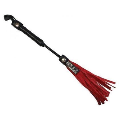 Leather Pleasure Rouge Mini Flogger 10 In. Red - Ultimate Sensation for All Genders
