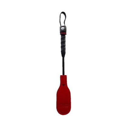 Introducing the Sensual Pleasures Rouge Mini Oval Paddle 10 In. Red - A Luxurious Pleasure Tool for Exquisite Sensations!