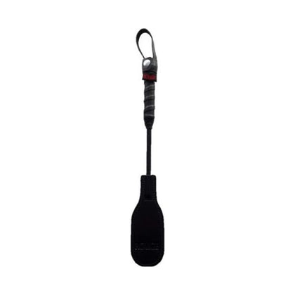 Introducing the Sensual Pleasure Rouge Mini Oval Paddle 10 In. Black - A Must-Have for Intimate Delights!