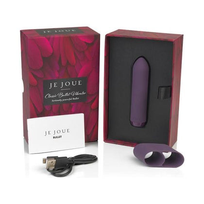 Je Joue Classic Bullet Purple - Powerful Silicone Vibrator for Intense Clitoral Stimulation