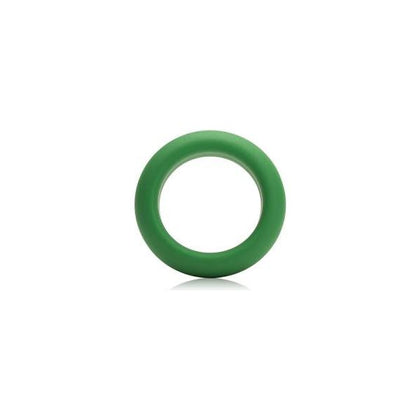 Je Joue Medium Stretch Green Silicone Cock Ring - Model X1 - Male Pleasure - Enhanced Stamina and Intense Orgasms
