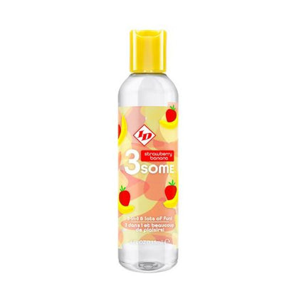 3some Strawberry Banana Water-based Lube - The Perfect Pleasure Enhancer for a Sensational Experience!