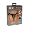 King Cock Elite Comfy Body Dock Strap-on Harness - Ultimate Pleasure for All Genders - Black - Adult Naughty Store