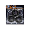 OXBALLS Fat Willy 3-Pack Jumbo Cockrings Flextpr Black - Ultimate Enhancers for Intense Pleasure - Adult Naughty Store