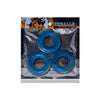 OXBALLS Fat Willy 3-Pack Jumbo Cockrings Flextpr Space Blue - Powerful Enhancers for Maximum Pleasure - Adult Naughty Store