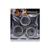 OXBALLS Fat Willy 3-Pack Jumbo Cockrings - Flextpr Steel - Ultimate Male Enhancing Pleasure Rings - Adult Naughty Store