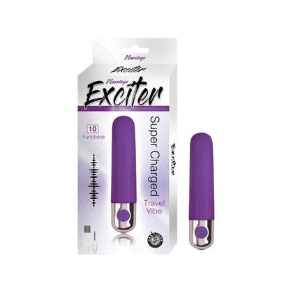 Exciter Travel Vibe Rechargeable Silicone Purple - Adult Naughty Store