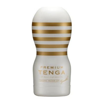 Premium Tenga Original Vacuum Cup Gentle - Model VCG-001 - Male Masturbation Sleeve - Pleasure Enhancer - Transparent - Adult Naughty Store