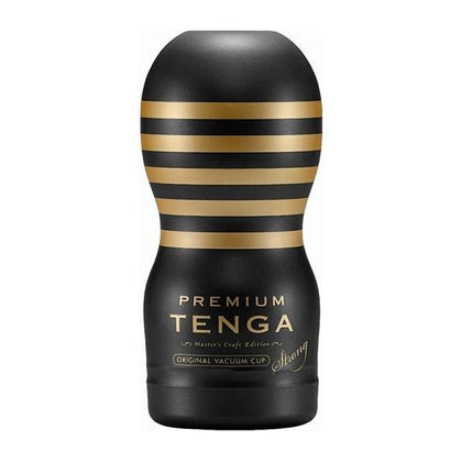 Premium Tenga Original Vacuum Cup Strong - Male Masturbator, Model X1, Intense Pleasure, Black