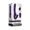 Evolved 2 Become 1 Silicone Rechargeable Strapless Strap-on Purple - Adult Naughty Store