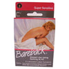 Contempo Bareback Condoms 3 Package - Ultra-Thin Latex Condoms for Maximum Sensation and Reliable Protection - Model B3P - Unisex - Pleasure Enhancing - Transparent