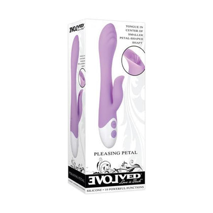 Evolved Pleasing Petal Silicone Rechargeable Pink Dual-Stimulation Vibrator - Model EPPRV-001 - Women's Clitoral and G-Spot Pleasure - Adult Naughty Store