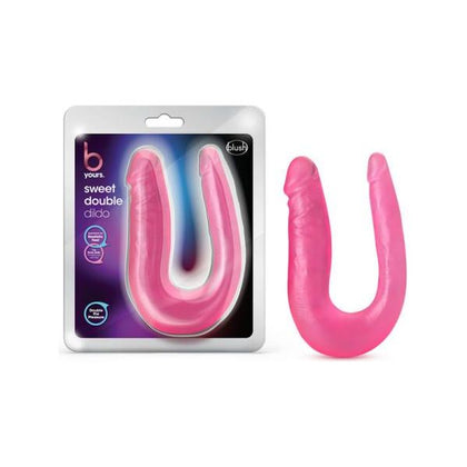 B Yours Sweet Double Dildo - Model BD-12 Pink: The Ultimate Pleasure for All Genders, Dual Stimulation Delight - Adult Naughty Store