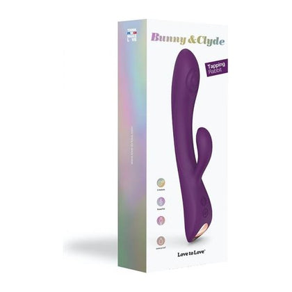 Bunny & Clyde Dual Stimulator Purple Rain - Powerful Rabbit Vibrator for Dual Stimulation
