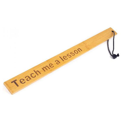 Bamboo Paddle Teach Me A Lesson
Introducing the Luxurious PleasureCraft™ Paddle - Model X1: The Ultimate Teacher-Student Role-play Experience for Advanced Spanking - Unleash Your Deepest Desires - Gender-Neutral - Exquisite Pleasure in Elegant Ebony