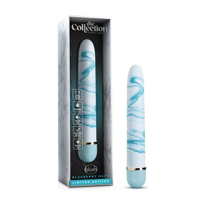 Blush Blueberry Haze BH-7 Adjustable Multi-Speed Vibrating Dildo - For All Genders - Intense Pleasure for Every Intimate Moment - Blue