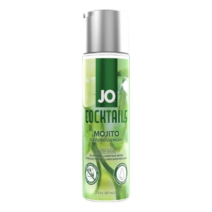 Jo Cocktails Mojito 2 Oz. Alcohol-Free Water-Based Lubricant for Couples - Stimulating Pleasure Gel for Intimate Moments - Model JCM2OZ - Gender-Neutral - Enhances Sensations - Refreshing Mint Flavor - Clear