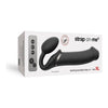 Strap-On-Me XL Black Silicone Vibrating 3 Motor Strapless Strap-On for Powerful Pleasure - Model X3-100 - Adult Naughty Store