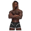 Male Power Sport Mesh Sport Mini Short Black S - Athletic Mesh Men's Underwear for Comfort and Style - Adult Naughty Store