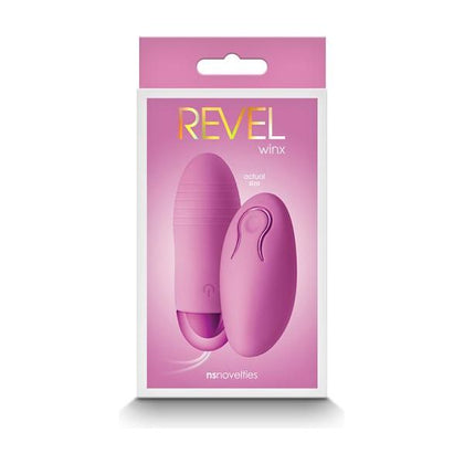 Revel Winx Insertable Remote Bullet Pink - Powerful Silicone Vibrating Bullet with Wireless Control for Intimate Pleasure - Adult Naughty Store