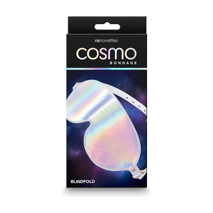 Cosmo Bondage Blindfold Rainbow - Holographic Restraining Eye Mask for All Genders, Intensify Pleasure with Style