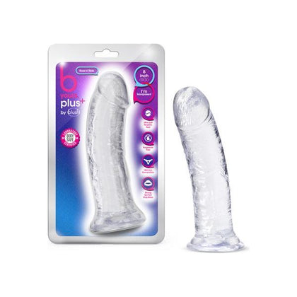 B Yours Plus Crystal-Clear Delight Dildo - Model 8C2: The Sensational Pleasure Companion for All Genders, Unleash Your Desires - Adult Naughty Store