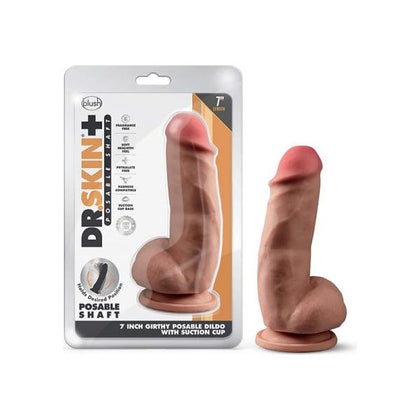 Dr. Skin Plus Girthy Posable Dildo With Balls 7 In. Mocha

Introducing the Dr. Skin Plus Girthy Posable Dildo With Balls 7 In. Mocha - The Ultimate Pleasure Companion for Unparalleled Satisfaction