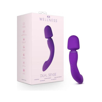 Wellness Dual Sense Purple - Powerful Dual-Ended Vibrating Massager for Deep Pleasure - Adult Naughty Store