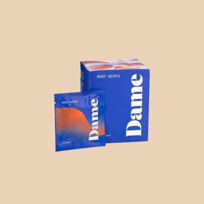 Dame Body Wipes - pH-Balanced Refreshing Cleansing Cloths for Intimate Care - 15 Ct