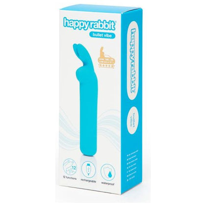 Happy Rabbit Rechargeable Bullet Blue - Powerful Clitoral Stimulator for Intense Pleasure
