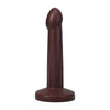 Tantus POP Squirting Dildo - Model X1: Realistic Ejaculating Silicone Pleasure Toy for All Genders - Espresso - Adult Naughty Store