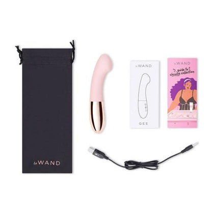 Le Wand Gee G-Spot Targeting Rechargeable Vibrator - Rose Gold: The Ultimate Pleasure Companion for Intense Internal Stimulation - Adult Naughty Store