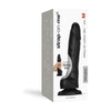 Strap-On-Me Sliding Skin Realistic Dual-density Dildo Black M: The Ultimate Pleasure Experience - Adult Naughty Store