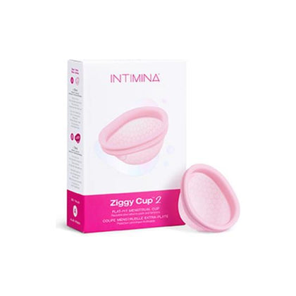 Intimina Ziggy Cup 2 - Flexible Menstrual Disc for Mess-Free Period Sex - Model A, Low Cervix, Light to Medium Flow - Medical-Grade Silicone - Ribbed Tab for Easy Removal - Leak-Proof Double Rim - Reusable - Color: [insert color]