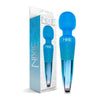 Introducing the NIXIE Rechargeable Wand Massager - Blue Ombre Metallic: Powerful Pleasure for All Genders - Adult Naughty Store