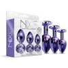 Nixie Metal Butt Plugtrainerset 3-piece Purple Metallic

Introducing the Exquisite Nixie NP-3P Purple Metallic Metal Butt Plug Training Set - Unleash Pleasure and Elegance! - Adult Naughty Store