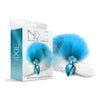 Nixie Metal Butt Plug with Ombre Tail - Blue Metallic (Model NP-001) - Unleash Your Sensual Side - Adult Naughty Store