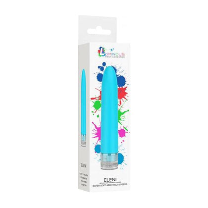 Eleni Luminous Super-Soft ABS Multi-Speed Vibrator - Turquoise, Model ELSV-001, for Intense Pleasure and Sensual Stimulation - Adult Naughty Store