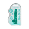 Realrock Crystal Clear Realistic Dildo With Balls 6 In. Turquoise - Adult Naughty Store